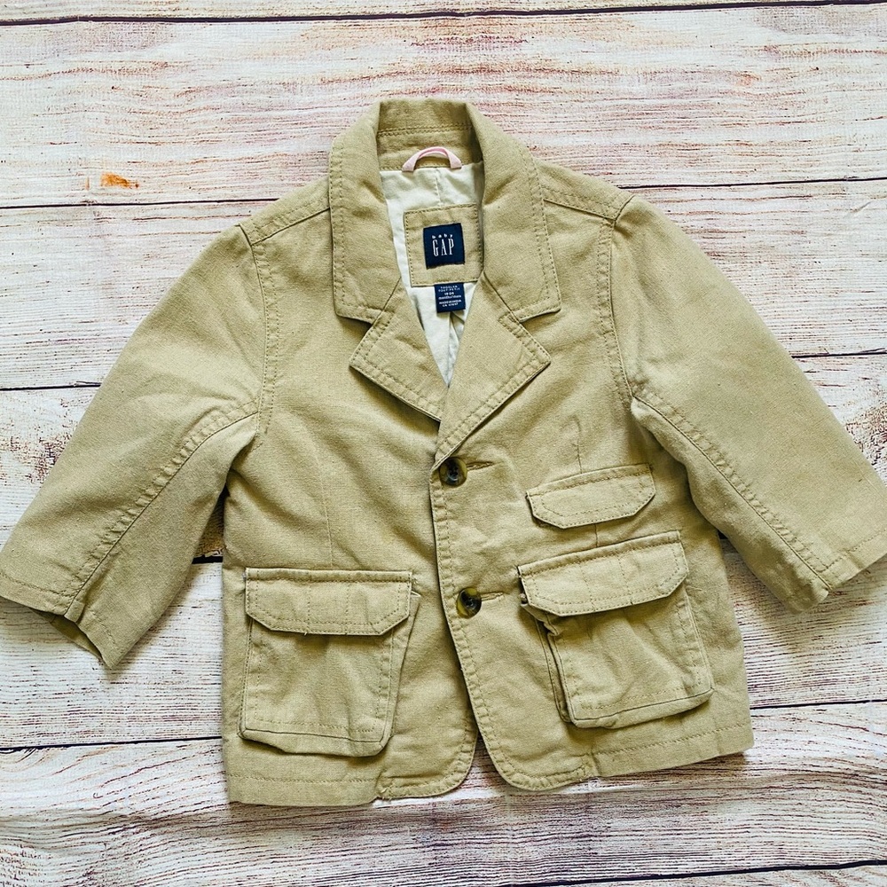 Khaki Gap Blazer - Size 18-24 Months